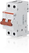 Рубильник 2п SD202/40 рычаг красный ABB