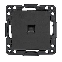 Стокгольм Механизм Розетки Phone 1-местной черный EKF PROxima Стокгольм Механизм Розетки Phone 1-местной черный EKF PROxima
