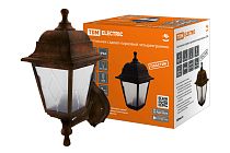 Светильник садово-парковый НБУ 04-60-001 четырехгр., настенный, пластик, расс.пластик, медь  TDM