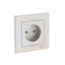 AtlasDesign Жемчуг Розетка без заземления, 16А, в сборе, быстрозажим. клемм