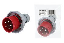 Вилка кабельная IP67 16А 3Р+РЕ+N 380В  TDM Вилка кабельная IP67 16А 3Р+РЕ+N 380В  TDM