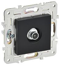 SKANDY Розетка TV оконечная SK-A12Bl черный  IEK