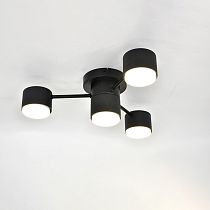 Люстра под лампу General  GCHL-4GX53-M Черная Стеллар