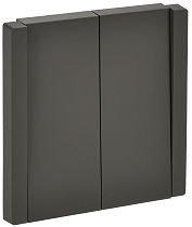 FORTE&PIANO Выключатель 2-клавишный перекрестный 10А FP309 серый IEK