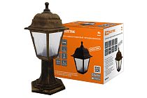 Светильник садово-парковый НТУ 04-60-001 четырехгр., стойка, пластик, расс.пластик, бронза  TDM Светильник садово-парковый НТУ 04-60-001 четырехгр., стойка, пластик, расс.пластик, бронза  TDM