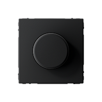 ArtGallery Карбон Светорегулятор (диммер) поворотно-нажимной, LED, RC, 400Вт, механизм Systeme Electric (Schneider Electric)