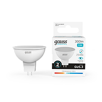 Лампа светодиодная Gauss Elementary MR16 GU5.3 3,5Вт 300lm 4100K