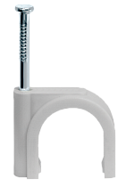 Скоба крепежная Navigator круглая с гвоздем d20мм NCR-20-50 (уп.50шт)