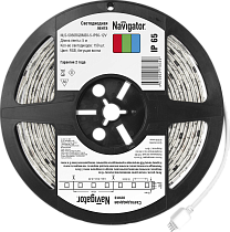 Лента светодиодная Navigator NLS-5050RGBM30-5-IP65-12V 5Вт/м "Бегущая волна" уп. 5м Лента светодиодная Navigator NLS-5050RGBM30-5-IP65-12V 5Вт/м "Бегущая волна" уп. 5м
