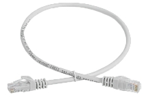 Патч-корд категории 5Е UTP 0,5м серый GENERICA IEK