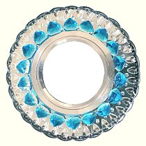 Светильник встраиваемый General  с подсветкой GCL-MR16-A-BL-1 Бирюза