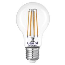 Филаментная светодиодная лампа General GLDEN-A60S-15-230-E27-4500 1/10/100 Филаментная светодиодная лампа General GLDEN-A60S-15-230-E27-4500 1/10/100