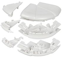 DLP Угол внешний изменяемый для кабель-канала 150х50мм (60-120град) белый