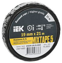 MIXTAPE 5 Изолента Х/Б 19мм 21м  IEK