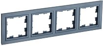 BRITE Рамка 4-местная РУ-4-БрМ маренго  IEK