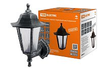 Светильник садово-парковый НБУ 06-60-001 шестигр., настенный, пластик, расс.пластик, серебро  TDM