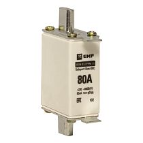 Плавкая вставка ППН-33 100/ 80А габарит 00С EKF PROxima Плавкая вставка ППН-33 100/ 80А габарит 00С EKF PROxima
