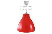 Светильник ЖКХ НСБ 21-60-052 УХЛ4 "Melodi" красный, шнур белый  TDM
