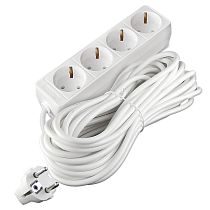 Удлинитель бытовой 2200 Вт 10А IP20 4 гнезда ПВС с заземлением 10м Союз