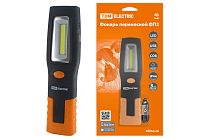 Фонарь переносной светодиодный ФП2, 5 Вт, 240 лм,  Li-Ion 3,7 В 1,3 A*ч, USB, магн,  TDM