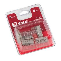 Строительно-монтажная клемма СМК 2273-245 (с пастой) 5 отверстий 0,5-2.5 мм2 блистер (5шт.) EKF PROxima Строительно-монтажная клемма СМК 2273-245 (с пастой) 5 отверстий 0,5-2.5 мм2 блистер (5шт.) EKF PROxima
