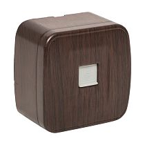 Розетка RJ-45 1-местная ОП Минск, 1А, 120В, тёмное дерево EKF Розетка RJ-45 1-местная ОП Минск, 1А, 120В, тёмное дерево EKF