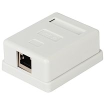 Компьютерная розетка ЭРА  RJ01SH RJ-45 кат. 5е  экранированная 1-порт