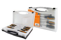 Набор отверток 7 шт.: SL3х75;5х100;6х125;8х150, PH:0х75;PH1х100;PH2х125 (чемодан), CR-V "Алмаз"  TDM