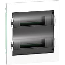 City9 Box корпус встраиваемый с прозрачной дверцей 2ряд/24мод Systeme Electric (Schneider Electric)