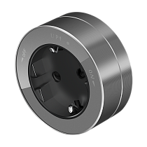 MuitiTrack Розетка 2К+З круглая 16А/250В Графит Systeme Electric (Schneider Electric)