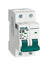 Авт. выкл. без теплозащиты 2P 16А х-ка C 6кА ВА-103M DEKraft