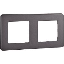 INSPIRIA Рамка 2-местная дымчатый