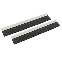 Щеточный буртик на алюминиевом держателе 400*45 ЕKF Basic (2шт) Щеточный буртик на алюминиевом держателе 400*45 ЕKF Basic (2шт)