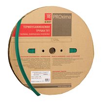 Термоусаживаемая трубка ТУТ нг 120/60 зелёная рулон EKF PROxima Термоусаживаемая трубка ТУТ нг 120/60 зелёная рулон EKF PROxima