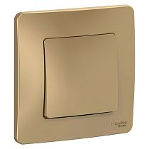 Blanca скрытая установка Титан Выключатель 1клавишный , 10А Systeme Electric (Schneider Electric)