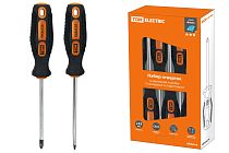 Набор отверток 6 шт.: SL:3х75;5х100;6х100, PH:0х75;1х100;2х100 (карт. коробка), CR-V "Алмаз"  TDM