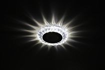 Светильник ЭРА DK LED 16 SL/WH светодиодный круглый белая подсветка 3+3W прозрачный/белый