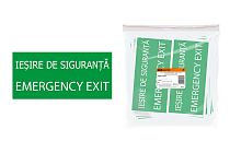 Знак "ЗАПАСНЫЙ ВЫХОД" 200х100мм (румынский язык)  TDM