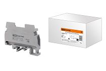 Зажим наборный измерительный ЗНН 6мм2 57А 400В серый (Ph-C URTK/S)  TDM