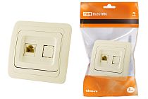 Розетка компьютерная RJ-45 сл. кость "Валдай"  TDM