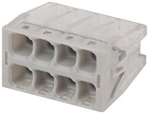 Клемма ЭРА NO-224-27 СМК компактная, серия 208 8 отверстий, 0,5-2,5 мм2