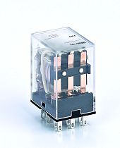 Промежуточное реле 3 контакта с LED индикацией 5А 230В AC ПР-102 DEKraft