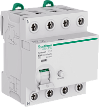 Systeme9 Выключатель дифференциального тока (ВДТ) 80A 4P 100мА Тип-AC 400В Systeme Electric