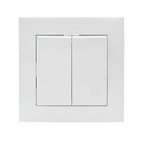 Валенсия выключатель 2-кл. 10А белый EKF PROxima