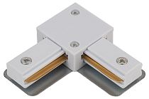 Коннектор ЭРА TR-1PA-LС-WH L-образный для однофазного шинопровода белый