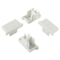 Заглушка торцевая G-1-E-CV-IP20-W для шинопровода одноф.  белая 10шт в уп.