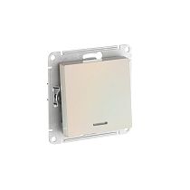 AtlasDesign Жемчуг Переключатель 1-кл. с подсветкой, сх.6а, 10АХ, мех., быстрозажим. клемм