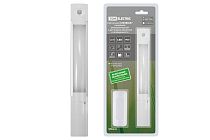 Светильник LED280х37 линейный, 1,3 Вт, акк.Li-Pol 900 mAh, датчик движ. и освещ, USB,  TDM