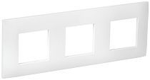 SKANDY Рамка 3-местная SK-F03W арктический белый  IEK