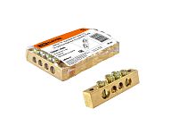 Шина "N" нулевая 8x12мм  4/2 (4 группы/крепеж по краям)  TDM